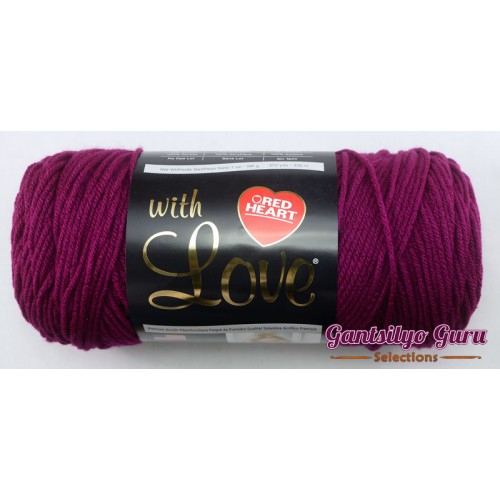 Red Heart With Love Boysenberry